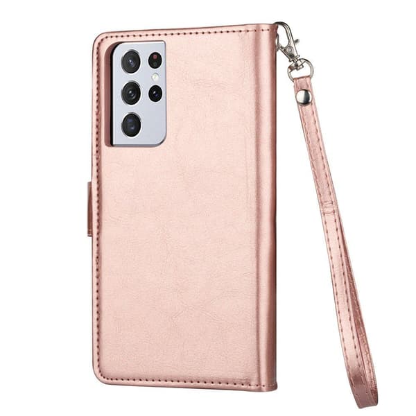 Samsung Galaxy S21 Ultra - Praktiskt 9-Kort Plånboksfodral