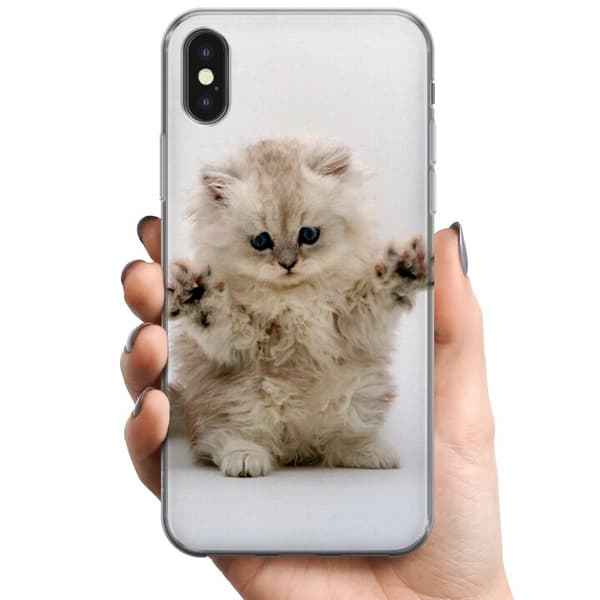 Apple iPhone XS Max TPU Mobildeksel Katt