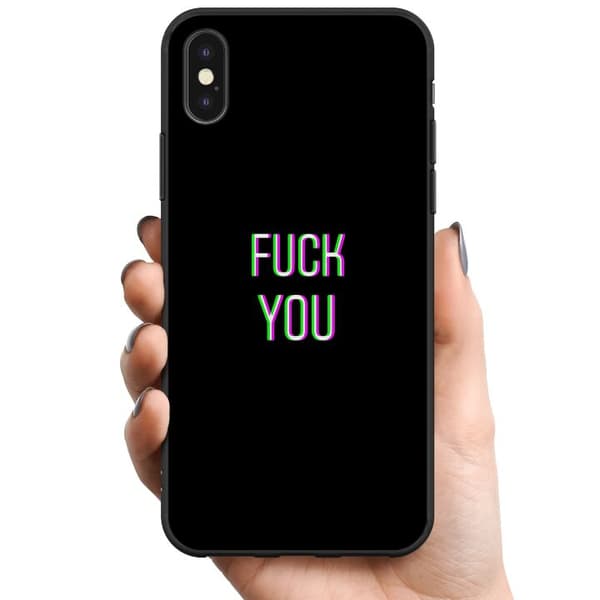 Apple iPhone XS Max TPU Mobildeksel Faen deg