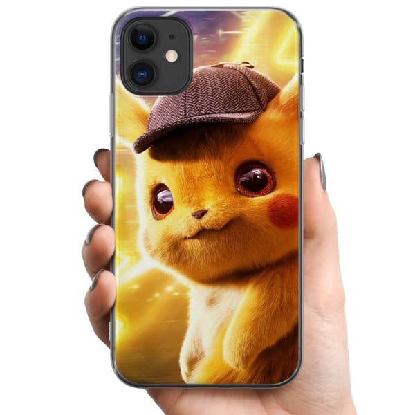 Apple iPhone 11 TPU Mobildeksel Detektiv Pikachu