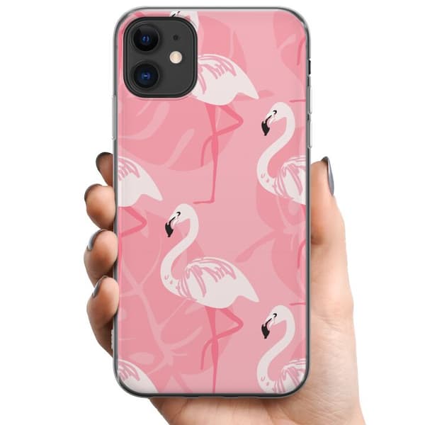 Apple iPhone 11 TPU Mobilskal Flamingo