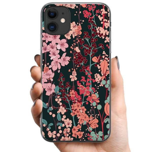 Apple iPhone 11 TPU Mobildeksel Blomster