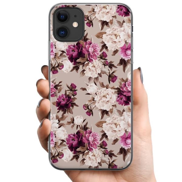 Apple iPhone 11 TPU Mobilskal Blommor
