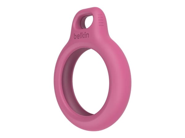 Belkin F8W973btPNK, Avaimenperä äänellä, Vaaleanpunainen, Naarmuuntumisenkestävä, 1 kpl, AirTag, 7,4 g