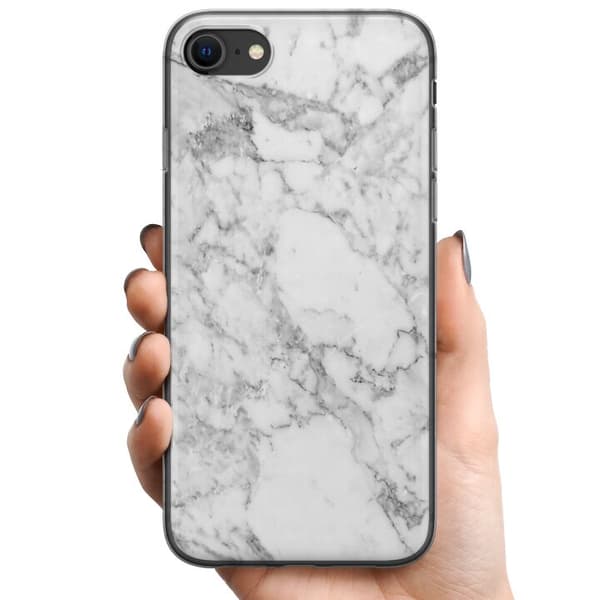 Apple iPhone 8 TPU Matkapuhelimen kuori Marmori Valkoinen