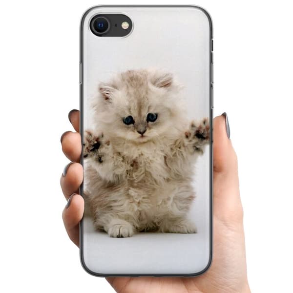 Apple iPhone 8 TPU Mobilcover Kat