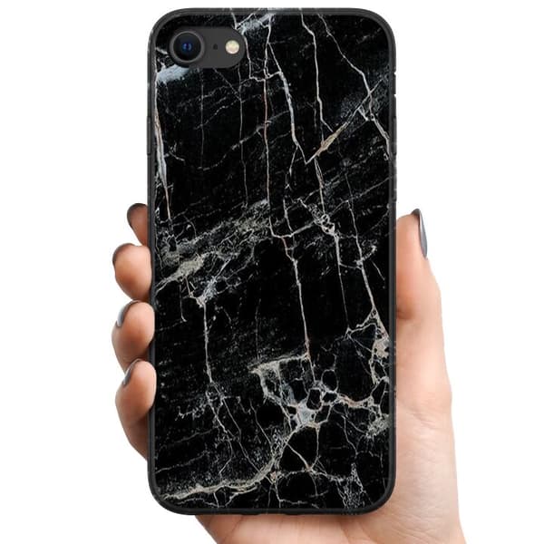 Apple iPhone 8 TPU Mobildeksel Svart marmor