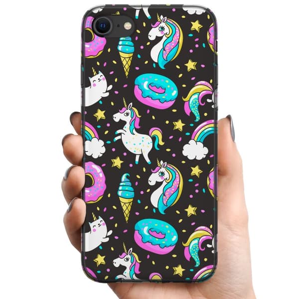 Apple iPhone 8 TPU Mobilcover Unicorn