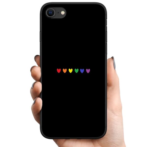 Apple iPhone 8 TPU Mobilcover Stolt Hjerter
