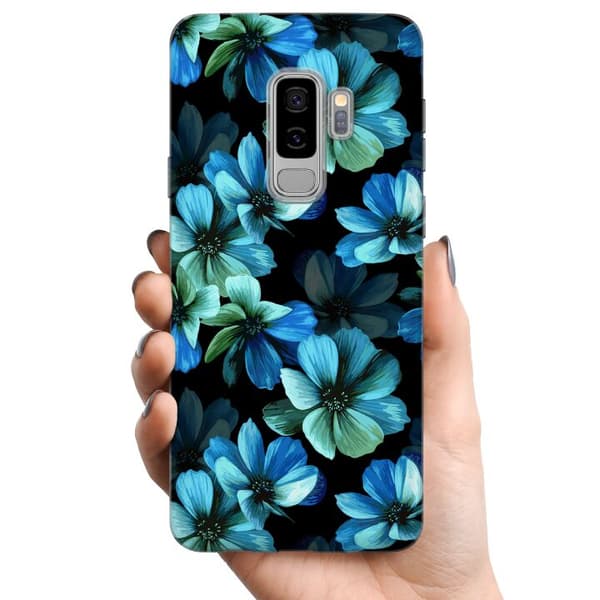 Samsung Galaxy S9+ TPU Mobilcover Blomster