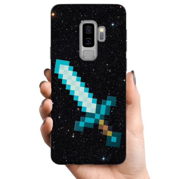 Samsung Galaxy S9+ TPU Mobilskal Minecraft Svärd