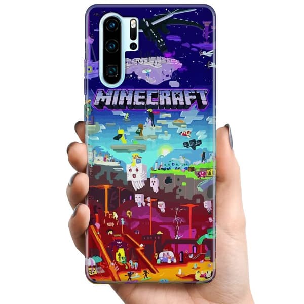 Huawei P30 Pro TPU Mobilcover MineCraft