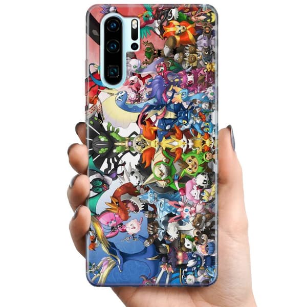 Huawei P30 Pro TPU Mobildeksel Pokemon