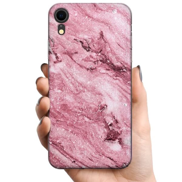 Apple iPhone XR TPU Mobilcover Glitter Marmor