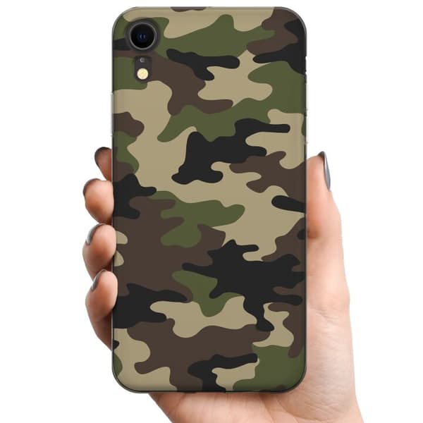 Apple iPhone XR TPU Matkapuhelimen kuori Metsä camo