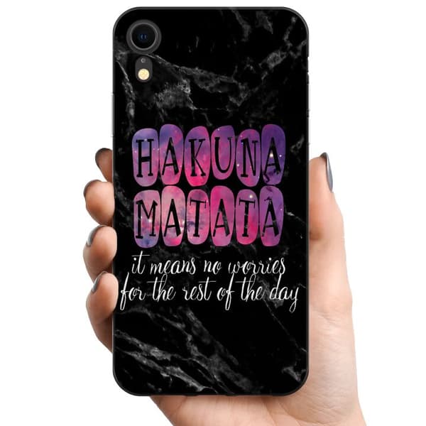 Apple iPhone XR TPU Mobilcover Hakuna Matata