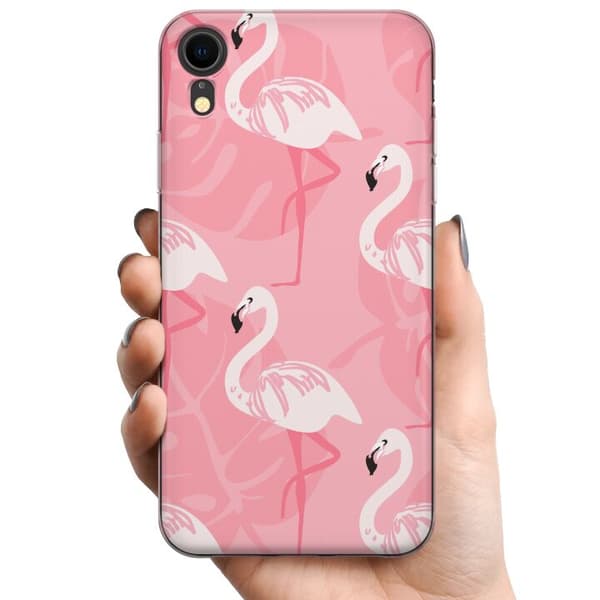 Apple iPhone XR TPU Mobilcover Flamingo