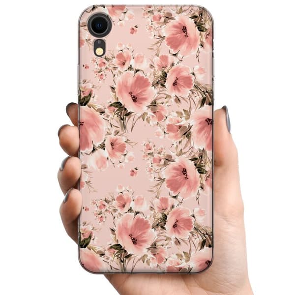 Apple iPhone XR TPU Mobilskal Blommor