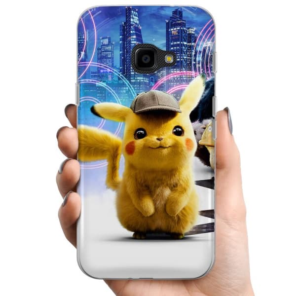 Samsung Galaxy Xcover 4 TPU Mobilcover Detektiv Pikachu