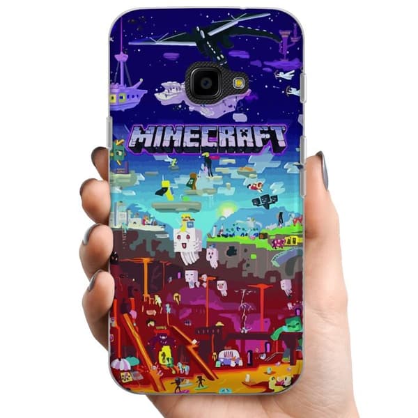 Samsung Galaxy Xcover 4 TPU Mobilskal MineCraft
