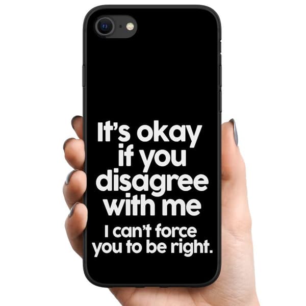 Apple iPhone 7 TPU Mobildeksel Tekst
