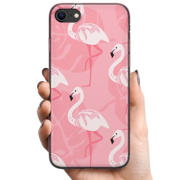 Apple iPhone 7 TPU Mobildeksel Flamingo