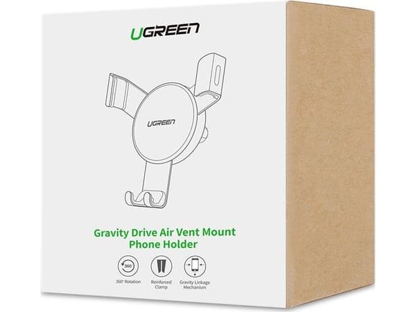 Ugreen Ugreen bracket, car gravity ventilation bracket, ventilation grille gray (50564)