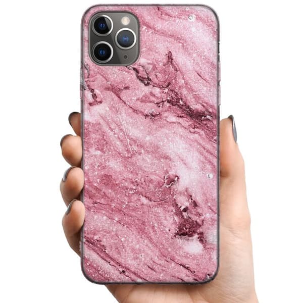 Apple iPhone 11 Pro Max TPU Mobildeksel Glitrer Marmor
