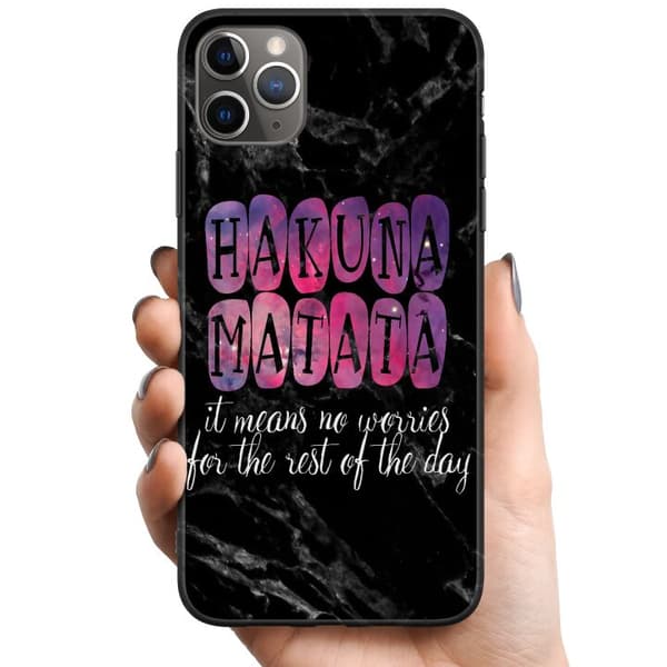 Apple iPhone 11 Pro Max TPU Mobilskal Hakuna Matata