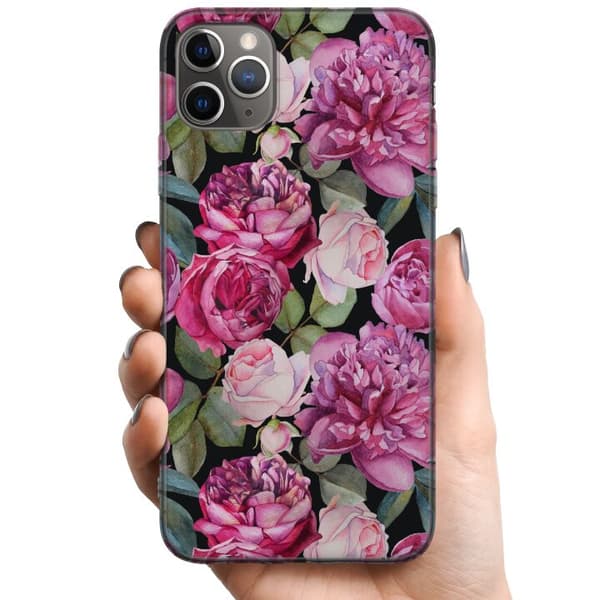 Apple iPhone 11 Pro Max TPU Mobildeksel Blomster