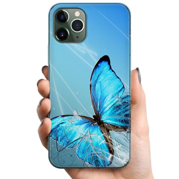 Apple iPhone 11 Pro TPU Mobilcover Sommerfugl