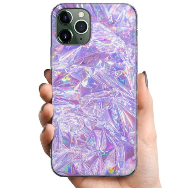 Apple iPhone 11 Pro TPU Mobilcover Holografiske Diamanter