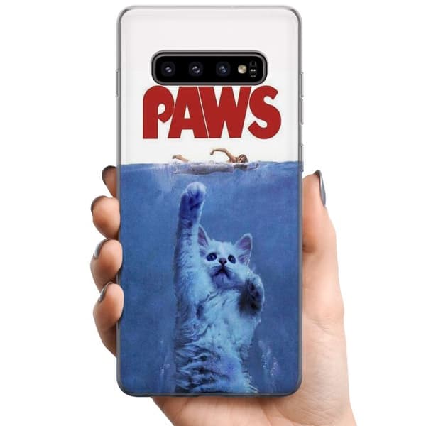 Samsung Galaxy S10+ TPU Matkapuhelimen kuori Tassut