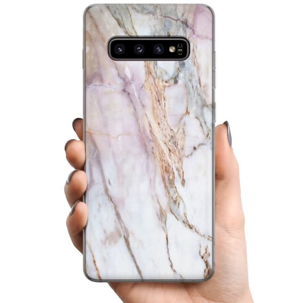 Samsung Galaxy S10+ TPU Matkapuhelimen kuori Marmori