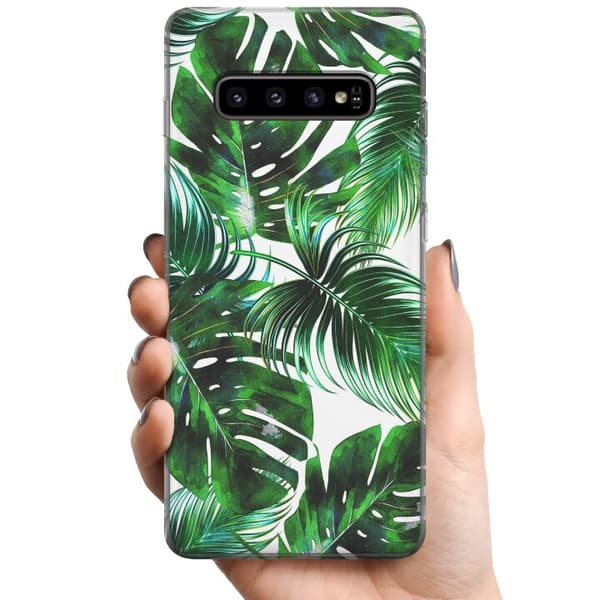 Samsung Galaxy S10+ TPU Mobildeksel Blad