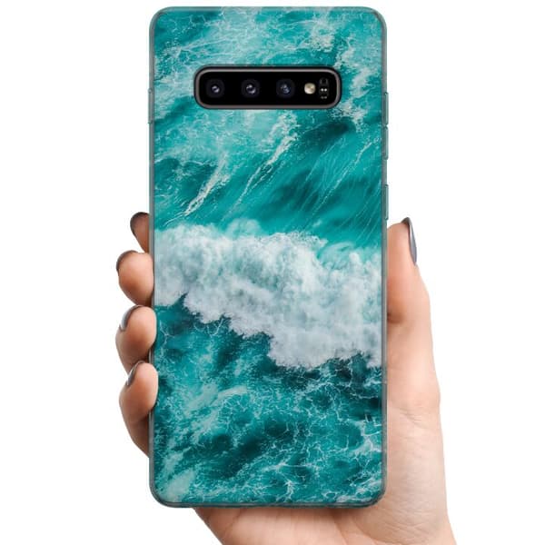 Samsung Galaxy S10+ TPU Mobilcover Hav