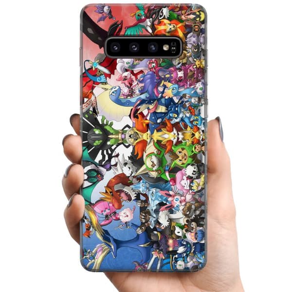 Samsung Galaxy S10+ TPU Matkapuhelimen kuori Pokemon