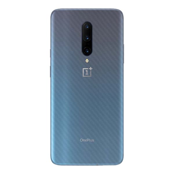 3-pack OnePlus 7 Pro Kolfiber Vinyl Skin Skyddsfilm Baksida