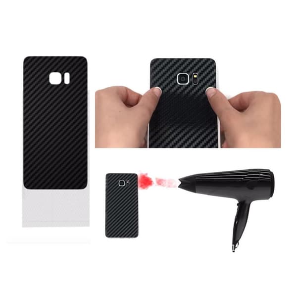 3-pakkaus Galaxy S10 Hiilikuituvinyyli ihon tarra suojakalvohiili hiili