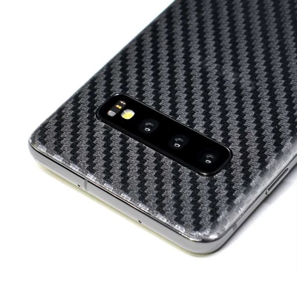 3-pakkaus Galaxy S10 Hiilikuituvinyyli ihon tarra suojakalvohiili hiili