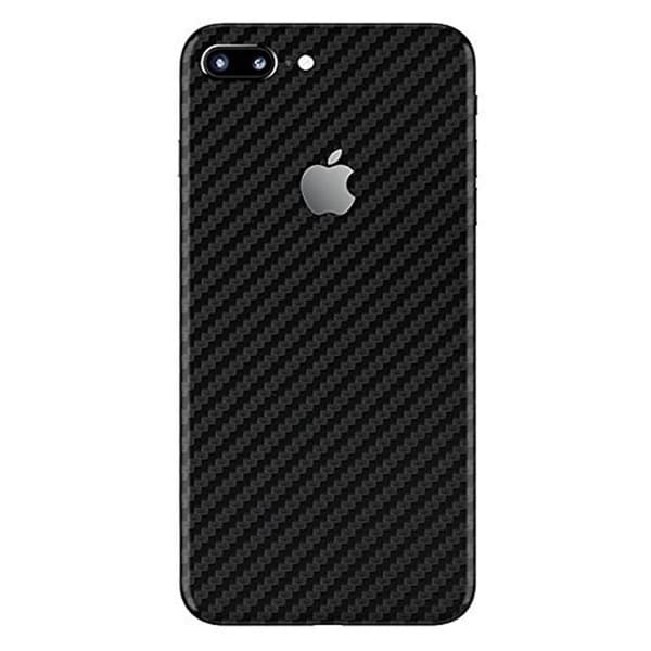 3-pakke iPhone 8 plus carbon fiber hud beskyttende plast tilbage