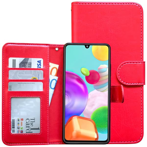 Samsung Galaxy A41 - Läderfodral / Skydd
