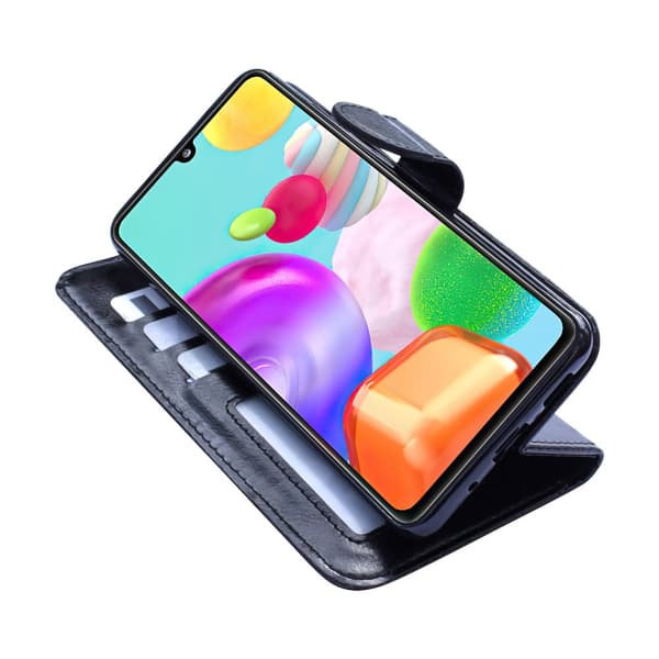 Samsung Galaxy A41 - Läderfodral / Skydd