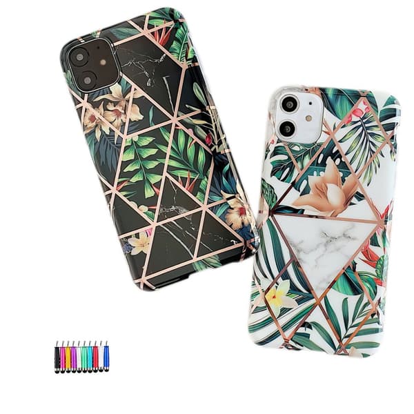 iPhone 11 - Skal / Skydd / Geometriskt Black