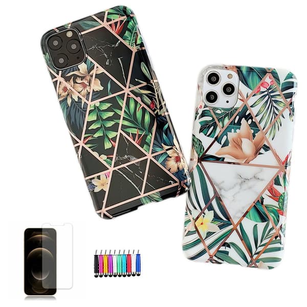iPhone 11 Pro - Skal / Skydd / Geometriskt White