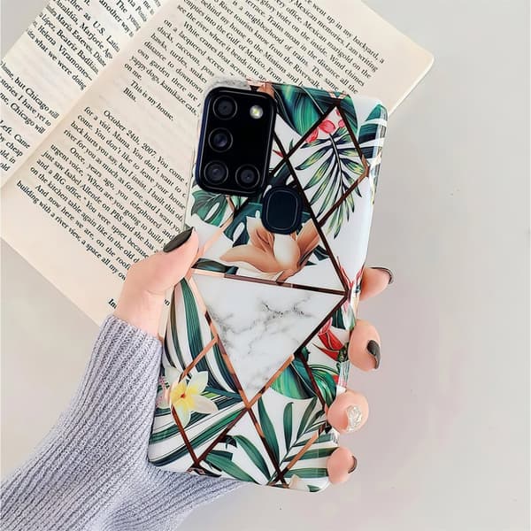 Samsung Galaxy A21s - Skal / Skydd / Geometriskt