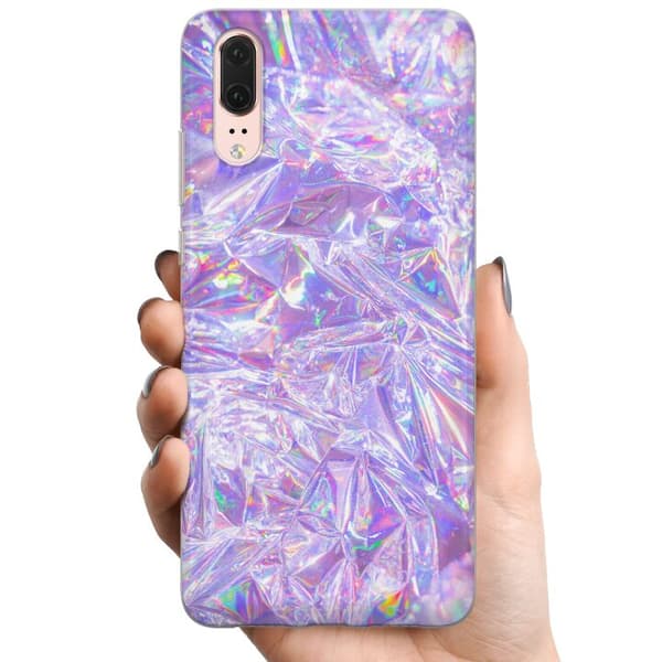 Huawei P20 TPU Matkapuhelimen kuori Hologeeniset timantit