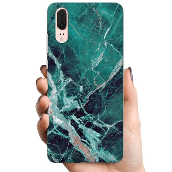Huawei P20 TPU Mobildeksel Marmor