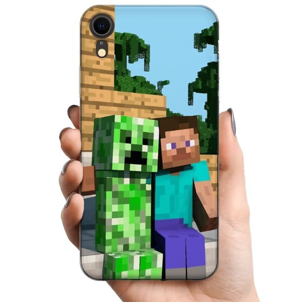 Apple iPhone XR TPU Matkapuhelimen kuori MineCraft