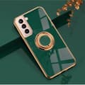 Miniatyrbild 4 av 4: â•‘Samsung Galaxy S21 Ultraâ•‘Lyxigt Stilrent skal med ring ställ-funktion Guld